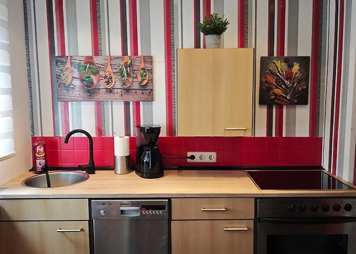 公寓 Fuer 6 Personen Und 2 Hunde Inklusive Ueberdachter Terrasse 林尼希